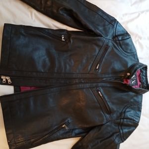 Armani exchange biker leather jacket